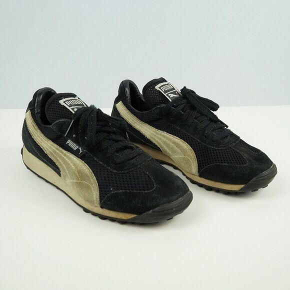 Puma Speed Cat Black Suede Women's Sneakers Size US 5 - Picture 1 of 15